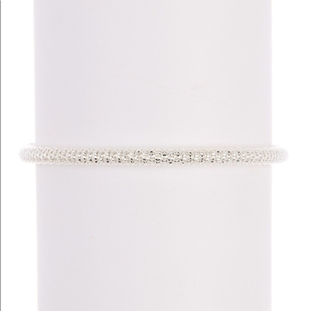 Argento Vivo Sterling Silver Mesh Chain Bracelet